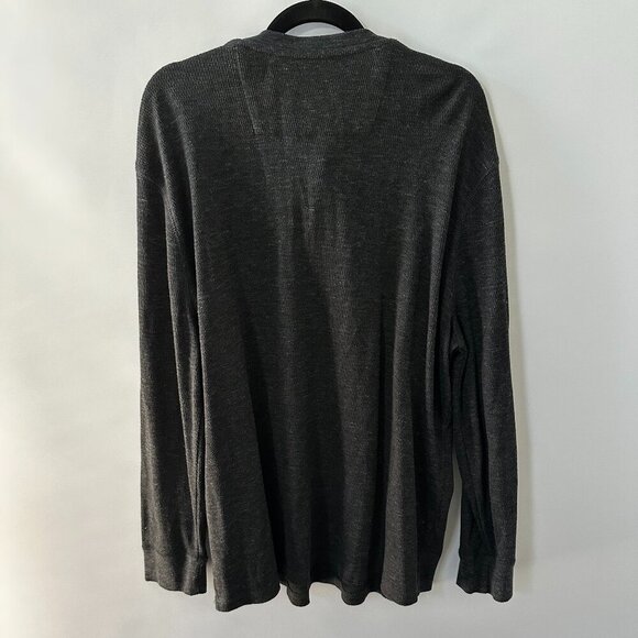 George Black XXL Long Sleeve Henley Tee Shirt - Picture 5 of 9